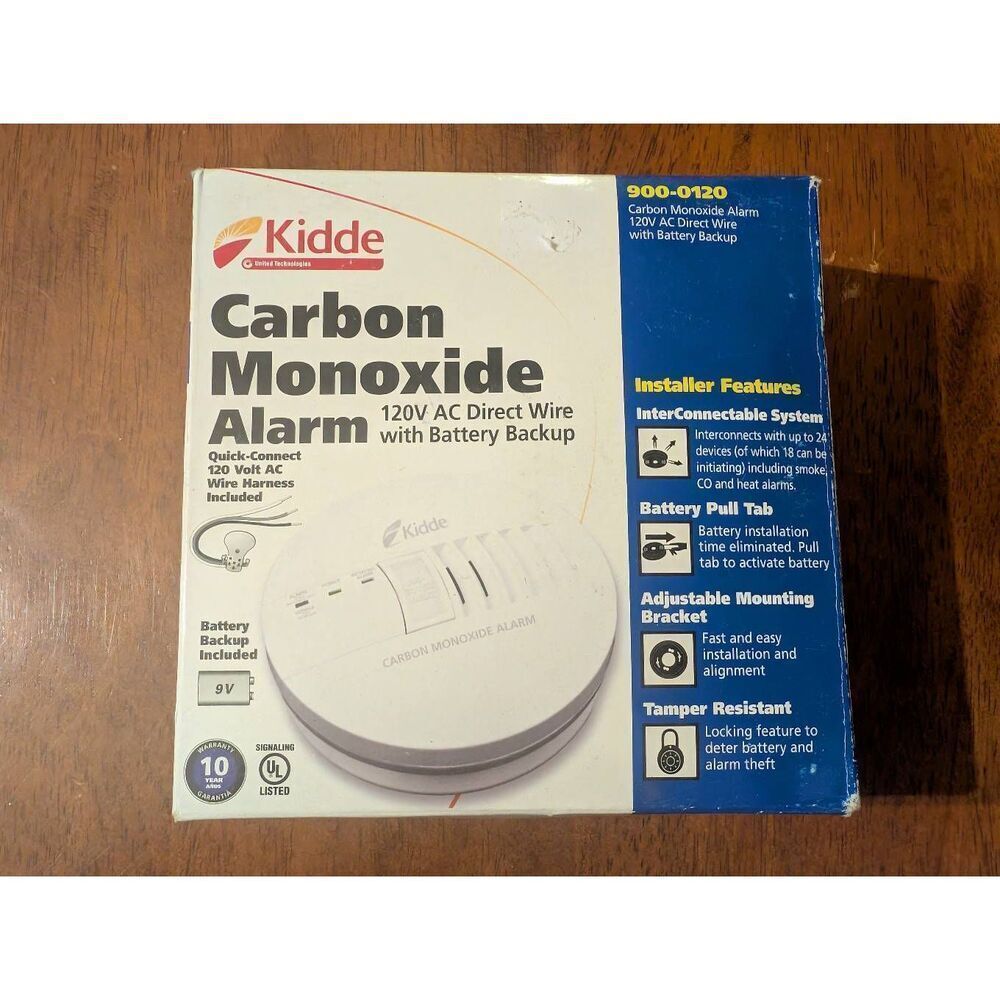 Kidde carbon monoxide alarm